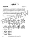 Como Te Va - Guitar Chord Chart