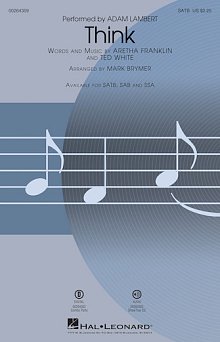 Think (from Captain Underpants: The First Epic Movie) (Arr. Mark Brymer) - Trumpet 1 