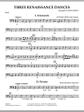 Three Renaissance Dances - Bass