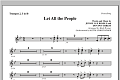 Let All The People - Bb Trumpet 2,3