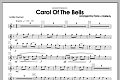 Carol of the Bells - Clarinet 1