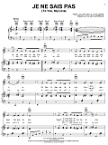 Je Ne Sais Pas (To You, My Love)