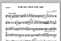 For All That You Are - Violin