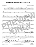 Fanfare for New Beginnings - Trombone 1