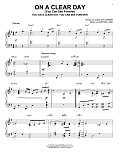 On A Clear Day (You Can See Forever) [Jazz version] (arr. Brent Edstrom)