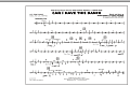 Can I Have This Dance (from "High School Musical 3") - Aux Percussion