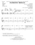 Patriotic Medley - Percussion