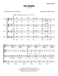 I'm Yours (arr. Kirby Shaw)