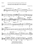 Leave My Heart Its Songs - Violin 1