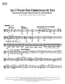 All I Want For Christmas Is You - Viola 