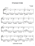 Chanson Triste
