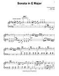 Sonata In E Major, L. 23
