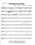 Serenade For Strings - Mvt. 1 Pezzo (arr. Elliot A. Del Borgo) - Cello