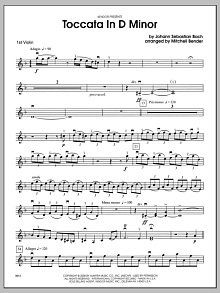 Toccata in D Minor - Violin 1 