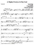 A Mighty Fortress Is Our God - Trombone