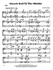 Smack Dab in the Middle - Piano 