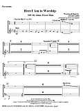 Here I Am To Worship with My Jesus, I Love Thee - Percussion