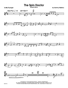 The Spin Doctor (Sweet Talkin') - 1st Bb Trumpet 