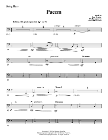 Pacem - String Bass 
