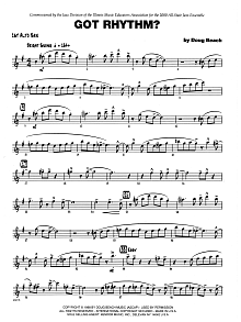 Got Rhythm? - Bass Clarinet 1 & 2 