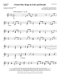Christ Our Hope In Life And Death (arr. David Angerman) - Synthesizer