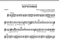September (arr. Paul Murtha) - F Horn 1