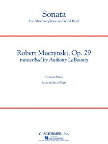 Sonata for Alto Saxophone, Op. 29 - Conductor Score (Full Score) 