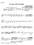 O Come, All Ye Faithful - Violin 1, 2