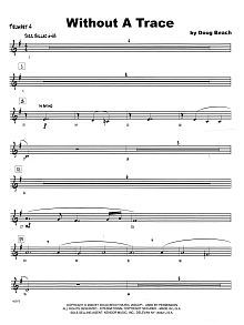Without A Trace - 4th Bb Trumpet 
