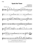 Speak the Name - Flute