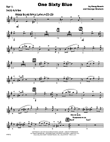 One Sixty Blue - 2nd Eb Alto Saxophone 