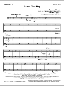 Brand New Day - Percussion 1 & 2 