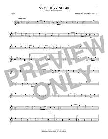 Symphony No. 40 In G Minor, Third Movement ("Minuet") 