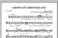 Grown Up Christmas List (with Optional Vocal Solo) - Bb Clarinet 2