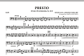 Presto (from Divertimento, K.113) - String Bass