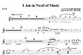 I Am In Need Of Music - Flute
