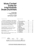 More Contest Duets For Intermediate Snare Drummers