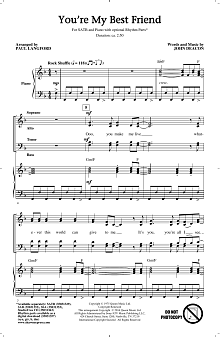 You're My Best Friend (arr. Paul Langford) 
