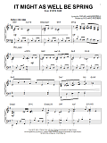 It Might As Well Be Spring [Jazz version] (arr. Brent Edstrom)