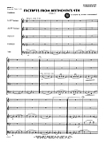 Excerpts From Beethoven's 9th - Full Score