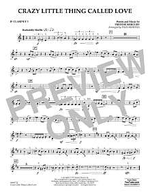 Crazy Little Thing Called Love (arr. Paul Murtha) - Bb Clarinet 3 
