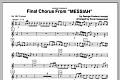 Final Chorus From 'Messiah' (Blessing And Honour,Glory And Power Unto Him) - 3rd Bb Trumpet