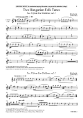 Two Hungarian Folk Tunes (No. 31 from For Children, Vol. 1)