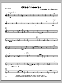 Greensleeves - Violin 2 