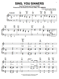 Sing, You Sinners