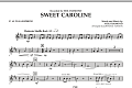 Sweet Caroline - Eb Alto Saxophone