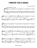 I Wrote You A Song