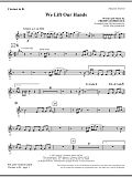 We Lift Our Hands - Bb Clarinet