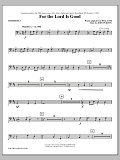 For The Lord Is Good - Trombone 3