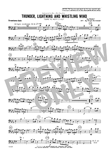 Thunder, Lightning And Whistling Wind (Coupre Tal Volta Il Cielo) - Trombone 